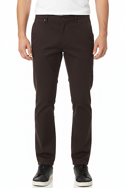 Casual Friday Pánské Hnědé Volnočasové Kalhoty Bavlněné Rovné Velikost 31