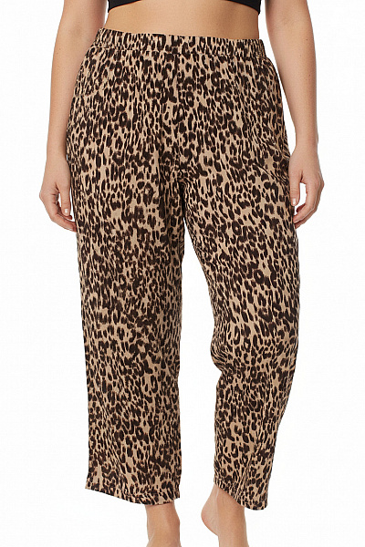 Mama Licious Dámské Kalhoty široké Volnočasové Zvířecí Vzor Velikost L