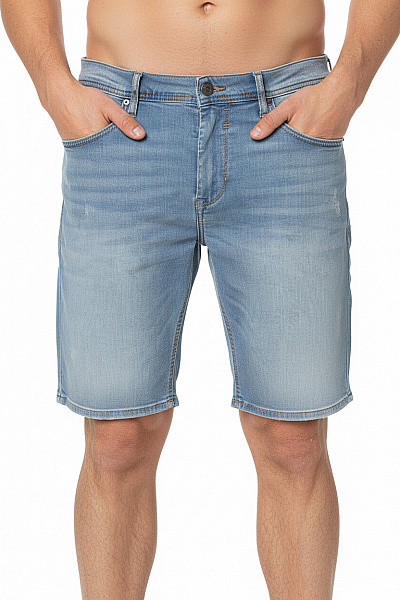 BLEND Kraťasy Džínové Modré Volnočasové S Kapsami Velikost EU XL