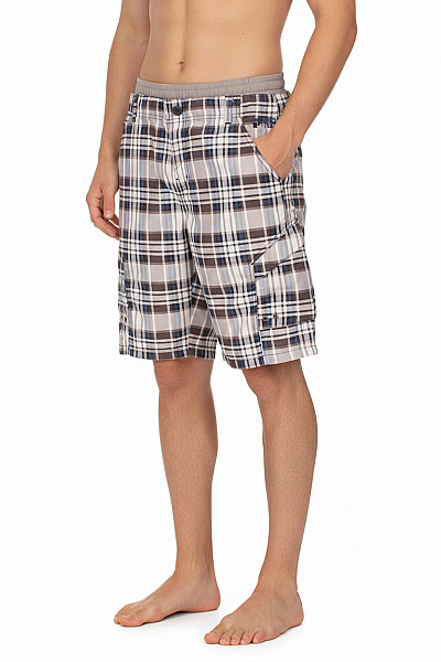 PROTEST Pánské Kostkované Kraťasy Volnočasové S Kapsami Vel. XXS
