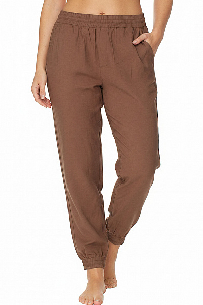 ONLY Dámské Hnědé Volnočasové Kalhoty S Kapsami Vel. 42/32