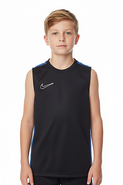 Nike Tričko Bez Rukávů Chlapecké černé Modré Velikost 128-137