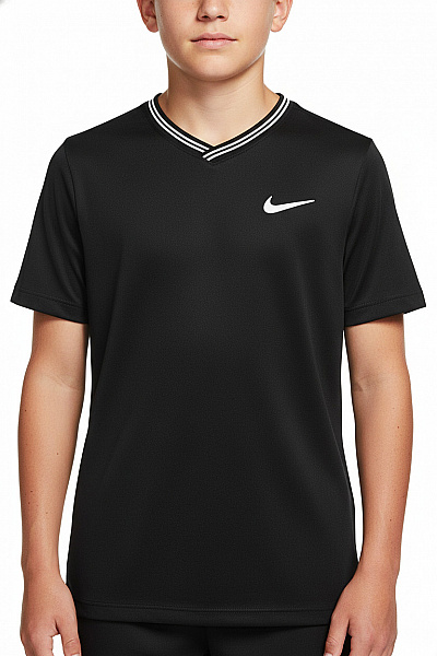 Nike Dětské Tričko Krátký Rukáv černé Vel. 137-147