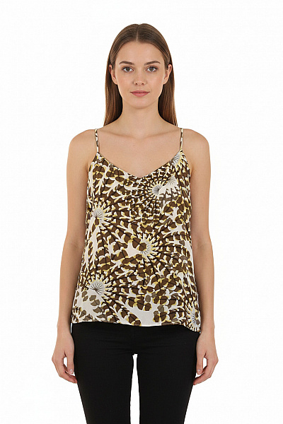 Studio Dámská Halenka Bez Rukávů S Potiskem Velikost 36