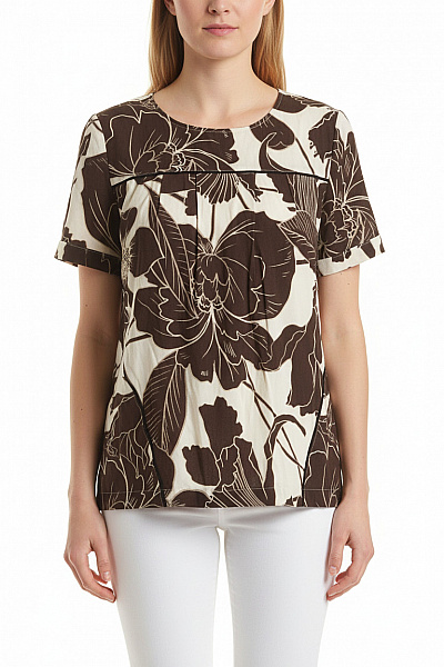 Next Dámská Halenka S Krátkým Rukávem A Květinovým Potiskem Vel. 36