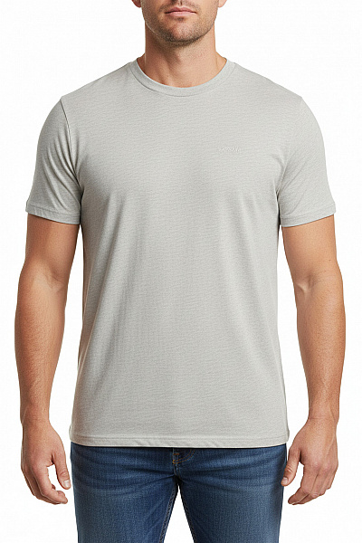 Hollister Pánské Tričko S Krátkým Rukávem Basic Bavlněné šedé Velikost Xl;