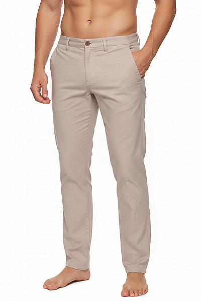 ONLY & SONS Pánské Chinos Volnočasové Béžové Rovné Velikost 32/34