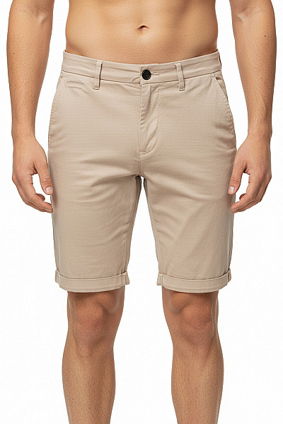 TOM TAILOR Béžové Kraťasy S Kapsami Volnočasové Ležérní Velikost S