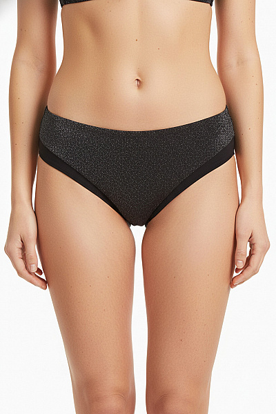 Karl Lagerfeld Plavkové Kalhotky Třpytivé Lesklé Moderní Velikost L