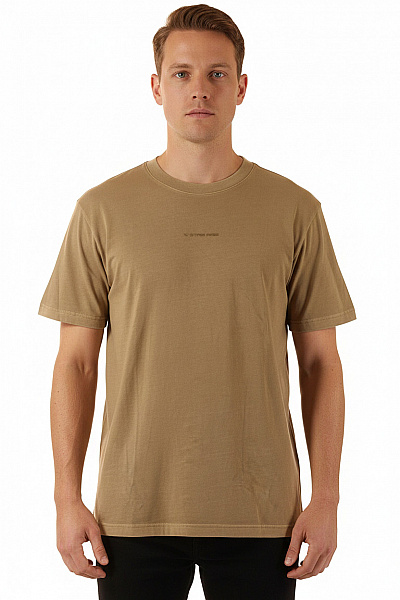 G-Star Pánské Tričko S Krátkým Rukávem Jednobarevné Bavlněné Basic Khaki Vel. EU L