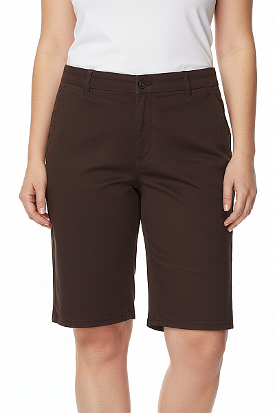 LINDBERGH Bavlněné Hnědé Kraťasy S Kapsami Volnočasové Krátké Velikost EU XL