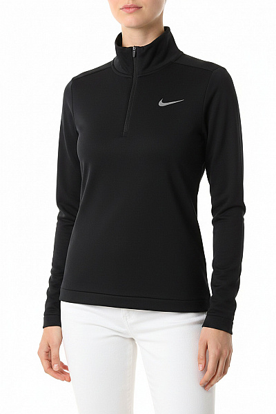 Nike Dámská Mikina Na Běhání Se Zipem U Krku Jednobarevná Funkční Vel. XS