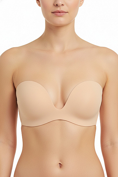 Magic Body Fashion Podprsenka Samolepicí S Hlubokým Výstřihem Hladká Béžová Velikost A