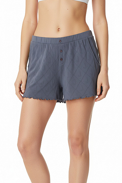 JOOP! Dámské Bavlněné Pyžamo Modré Krátké Velikost S