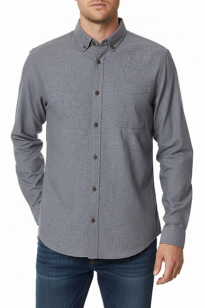 JACK & JONES Pánská Košile S Dlouhým Rukávem Bavlněná Ležérní Vel. Xl