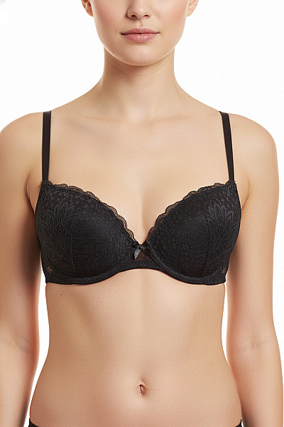 Vivance Dámská Krajková Push Up Podprsenka S Měkkými Košíčky Velikost 75b