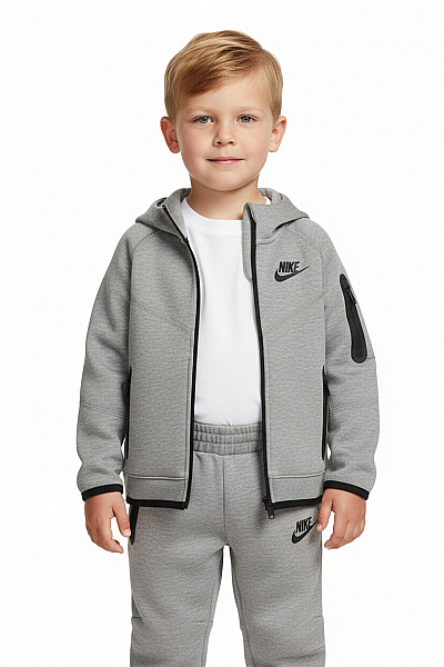 Nike Dětská Chlapecká Tepláková Souprava šedá Bavlněná Velikost 86/92 Cm