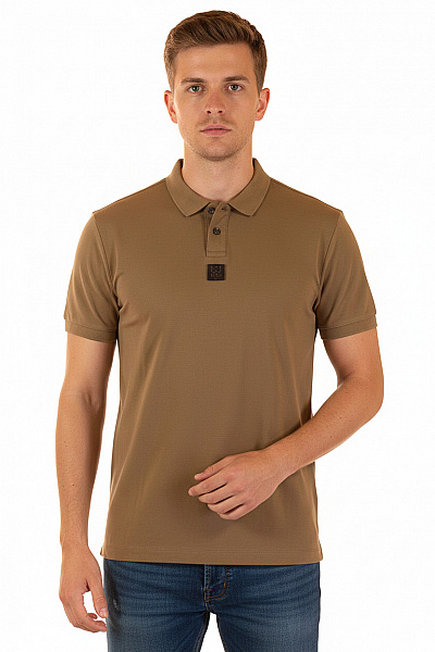 Hugo Boss Pánské Tričko S Límečkem Krátký Rukáv Jednobarevné Bavlněné Vel. L