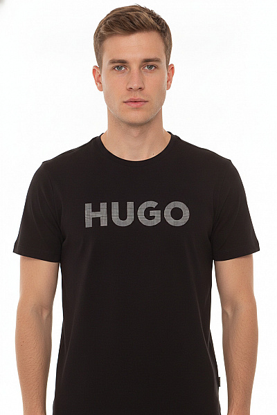 Hugo Boss Pánské Tričko S Krátkým Rukávem A Nápisem Vel. L