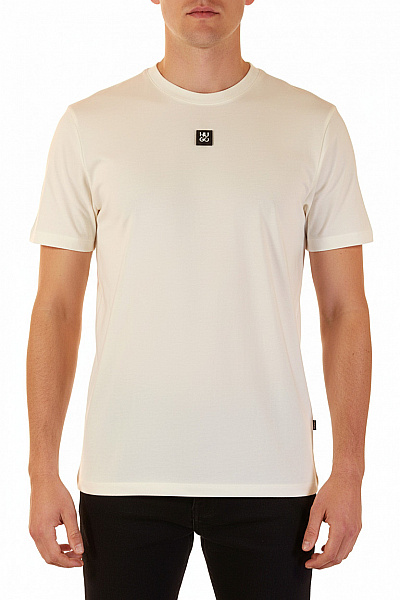 Hugo Boss Pánské Tričko S Krátkým Rukávem Jednobarevné Basic Bavlněné Vel. L