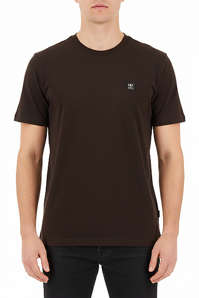 Hugo Boss Pánské Tričko S Krátkým Rukávem Jednobarevné Basic Bavlna Velikost L