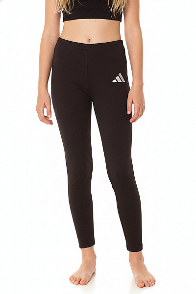 ADIDAS Dívčí Bavlněné Legíny černé S Logem Velikost 128