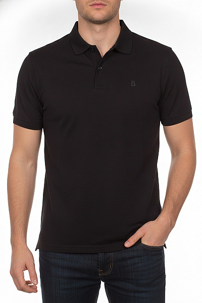 Bogner Pánské Bavlněné Polo Tričko S Krátkým Rukávem černé Vel. EU M