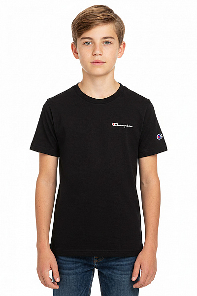 Champion Tričko Krátký Rukáv Chlapecké černé