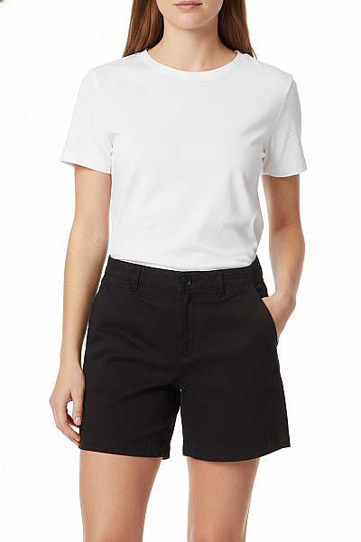 Bavlněné Kraťasy S Kapsami Volnočasové Krátké černé Vel. EU L