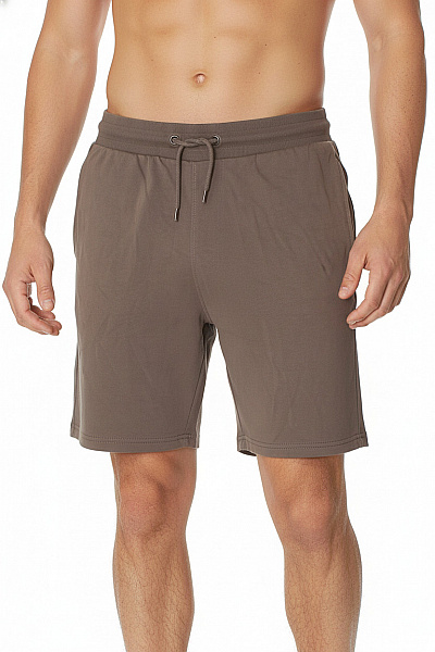 ONLY & SONS Pánské Bavlněné Teplákové Kraťasy S Kapsami Hnědé Vel. M