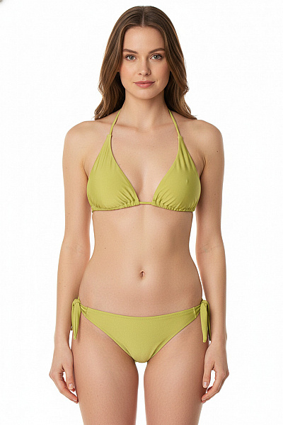 SHIWI Dámské žluté Bikiny Trojúhelníkové Na Zavazování Vel. 40