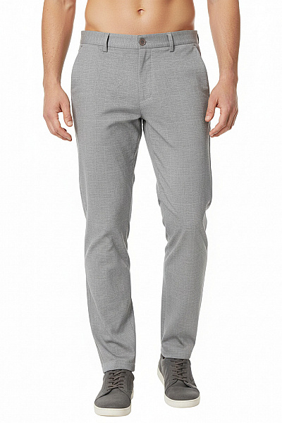 ONLY & SONS Pánské Kostkované Volnočasové Kalhoty Rovné šedé Vel. 30/32