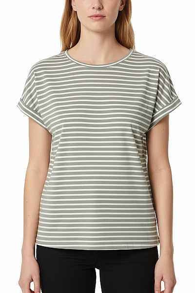 ONLY Dámské Tričko S Krátkým Rukávem Pruhované Basic Oversize Vel. Xs
