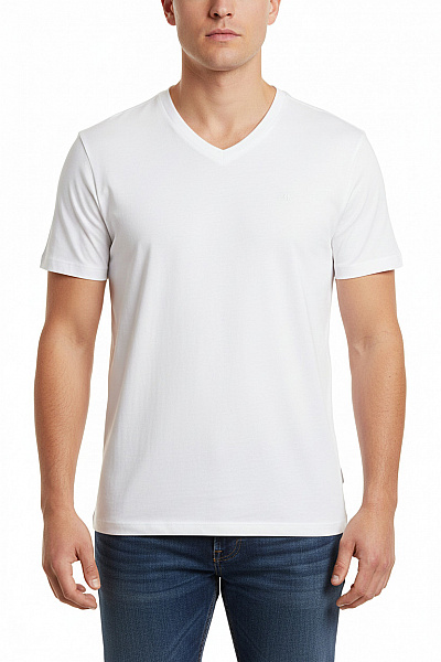 Calvin Klein Pánské Tričko S Krátkým Rukávem Jednobarevné Basic Vel. Xl