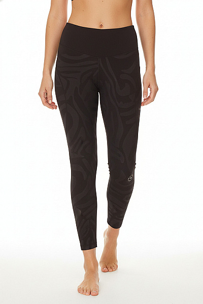 ADIDAS Dámské Legíny S Potiskem A Vysokým Pasem Na Cvičení Velikost M