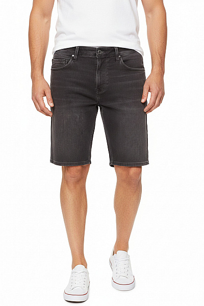 Pepe Jeans Pánské Džínové Kraťasy Volnočasové S Kapsami šedé Vel. 38