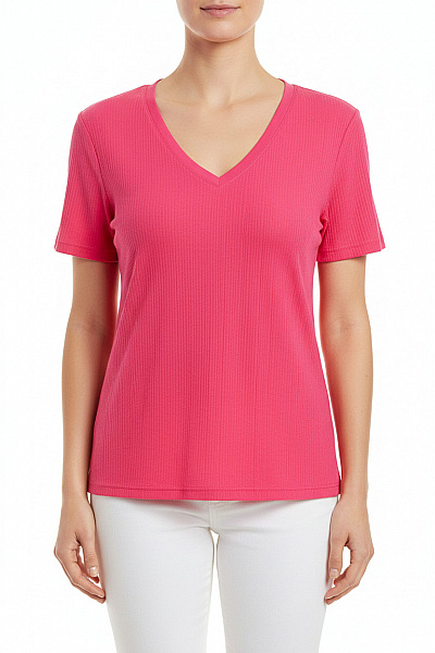 Sublevel Dámské Tričko S Krátkým Rukávem Růžové Polyesterové Vel. EU M