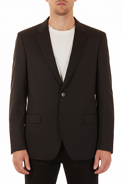 Digel Pánské Sako Elegantní Bavlněné černé Jednořadé Velikost 54