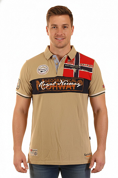 Norway Pánské Polo Tričko S Krátkým Rukávem A Potiskem Vel. Xxl