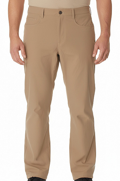 Pánské Volnočasové Kalhoty Béžové Rovné S Kapsami Vel. 32/34