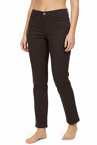 Penquin Dámské Hnědé Volnočasové Kalhoty S Kapsami Rovné Velikost L