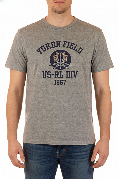 Ralph Lauren Pánské Tričko S Krátkým Rukávem A Potiskem šedé Vel. L