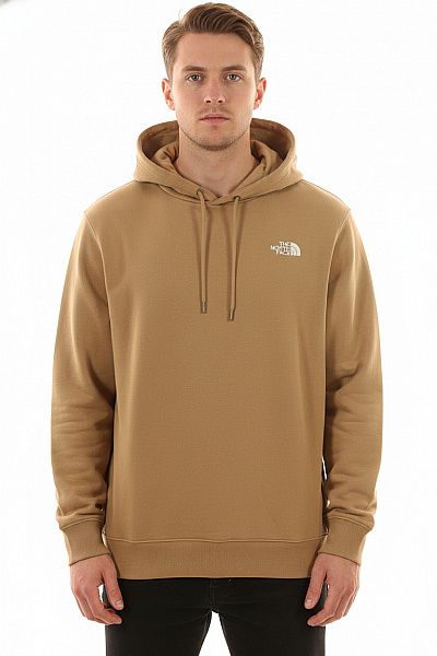 THE NORTH FACE Pánská Hnědá Mikina S Kapucí A Výšivkou Vel. XXL