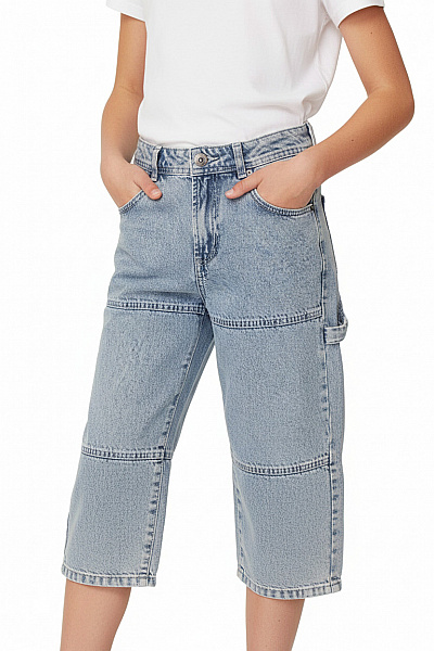 Reserved Dívčí Džíny Modré Bavlněné Rovné Vel. 128