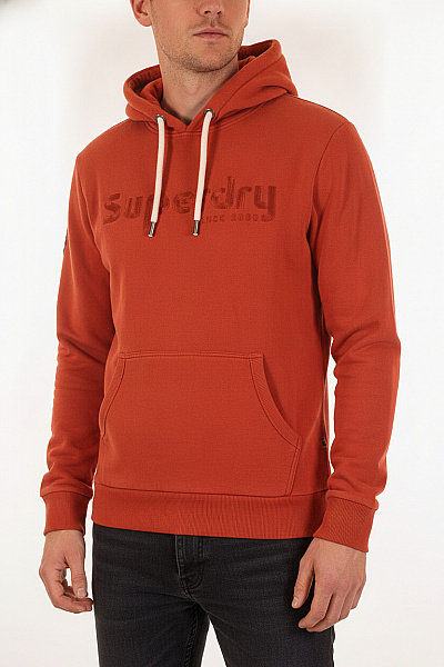 SUPERDRY Pánská Mikina S Kapucí A Klokaní Kapsou Velikost M