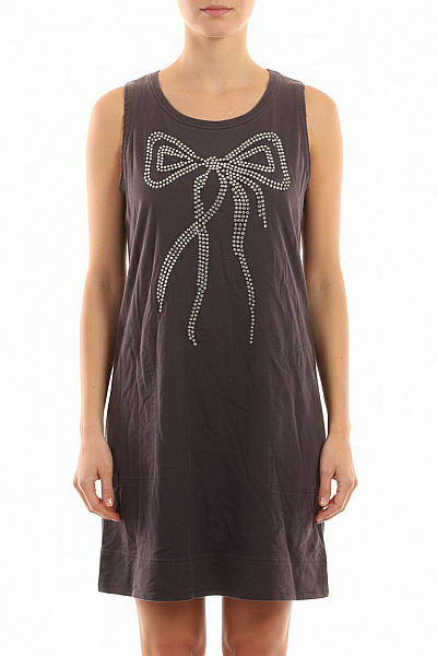 See By Chloe šaty Bez Rukávů Tričkové Třpytivé S Kapsami Bavlna Letní Volnočasové Velikost 42