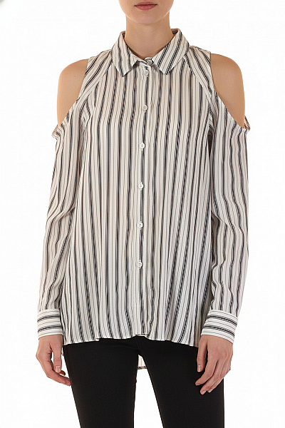 Asos Dámská Pruhovaná Košile S Dlouhým Rukávem Ležérní Velikost EU 34