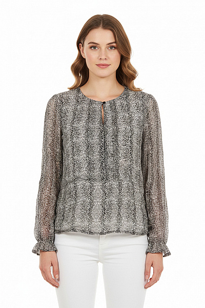 InWear Dámská Halenka S Dlouhým Rukávem A Potiskem Vel. EU 36