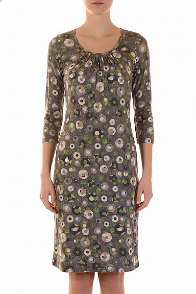 BODEN Dámské šaty S Krátkým Rukávem A Potiskem Kruhů Vel. UK 6