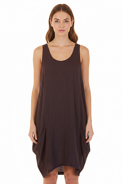 NOA NOA Dámské šaty Bez Rukávů Letní Bavlněné Volné Asymetrické Vel. XS